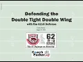 Defending Double Wing Offense - How to stop the Double Wing DT DW w the 62 Multi 8 Youth FB Defense