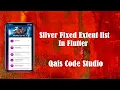 How to Use SliverFixedExtentList in Flutter Scrolling UI Simplified Basics to Advanced Guide
