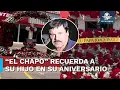 El Chapo adorna lugar donde asesinaron a su hijo Edgar hace 16 anos