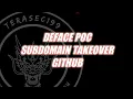 DEFACE POC SUBDOMAIN TAKEOVER GITHUB