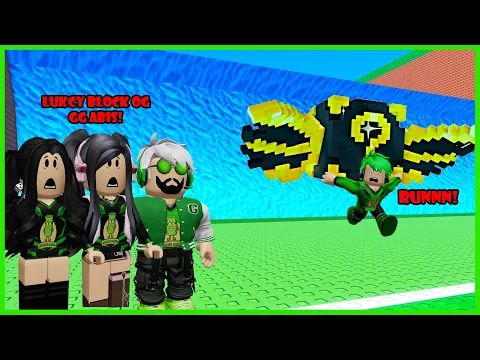 Video Thumbnail: Aku Berhasil Selamatkan Block OG Dari Tsunami Super Cepat - Roblox Escape Tsunami For Lucky Blocks