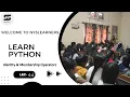 Lec 6 4 Python Identity Membership Operators Explained is is not in not in