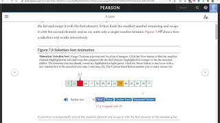 Daniel Liang Python Section 7 10 Selection Sort