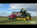John Deere F9 1000 with 46R Hay Head Riesterer Schnell