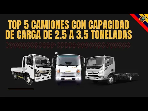 Download MP3 TOP 5 CAMIONES CHINOS CON CAPACIDAD DE CARGA DE 2.5 A 3.5 TONELADAS - ECUADOR 2022
