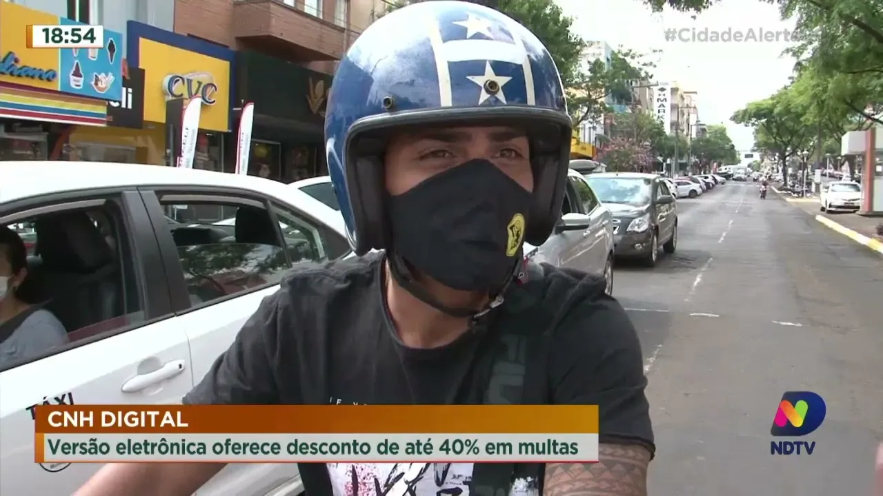 CNH digital: versão eletrônica oferece desconto de até 40% em multas