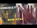 Making Leather Pocket Sheaths