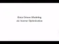 Winter Lecture 2-3 Data-Driven Modeling Inverse Optimization Prof Taewoo Lee