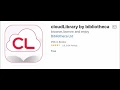 Using the cloudLibrary App for BCPL eBooks and books