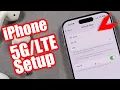 How To Use 5G iPhone 15 Pro Max Older Turn 5G or LTE