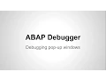 ABAP Debugger - Debug a Pop Up Window