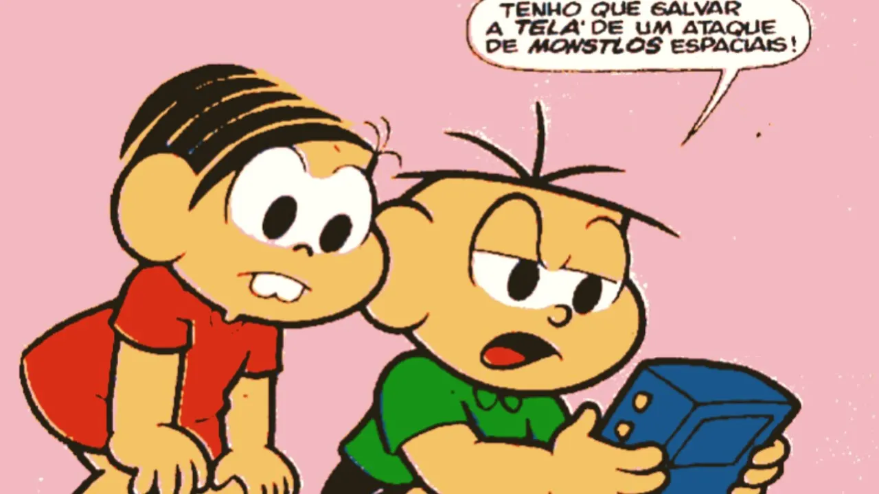 REALIDADE VIRTUAL VS VIDA REAL - QUADRINHOS DA TURMA DA MÔNICA