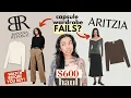 Capsule Wardrobe Haul Gone WRONG Banana Republic Aritzia Regrets