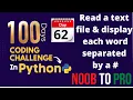Day 62 100 Days Coding Challenge in Python