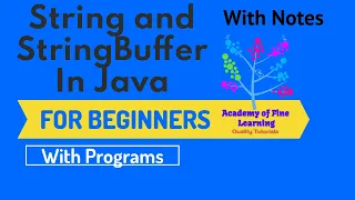 Details of String and StringBuffer Classes in Java String Manipulation Practical Programs