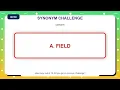 Synonym Challenge Similar Words Quiz Practice