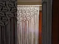 Macrame curtain