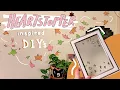 MAKING HEARSTOPPER LEAVES AND GLASS PAINTING diy wall room decor ideas