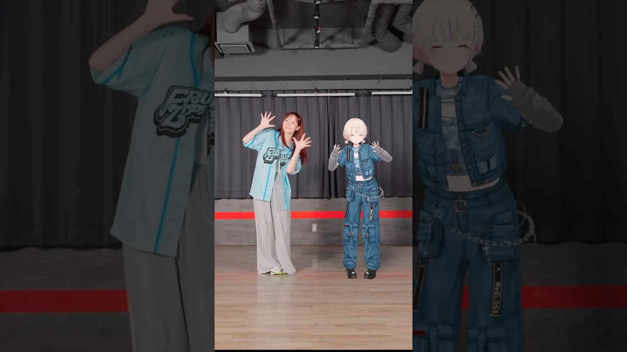 真中まなさんとDunk踊ってみた🏀【轟はじめ】#shorts  #dance