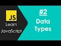 Data Types and Variables in Javascript Web Development