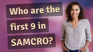 Who are the first 9 in SAMCRO