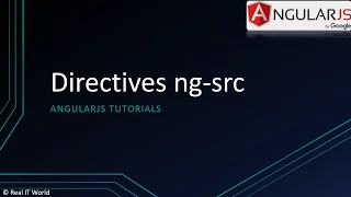 Angular js directives ng src ngSrc ng-src Angular JS tutorials