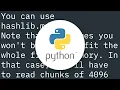 Generating an MD5 checksum of a file