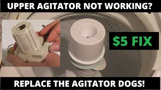Replacing worn agitator dogs on Whirlpool or Kenmore washer