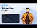 Composition In OOP Lecture 22 Composition Object Oriented Programming OOP Series C