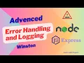 Advanced error handling and logging Winston NodeJs ExpressJs bangla
