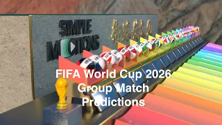 2026 FIFA World Cup Group Stage Simulation ⚽ Groups I, J, K & L | 3D Match Predictions #worldcup2026