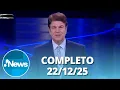 Lagu RedeTV! News (22/12/25) | Completo