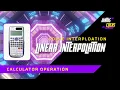 Simple Linear interpolation fx-991ES Plus