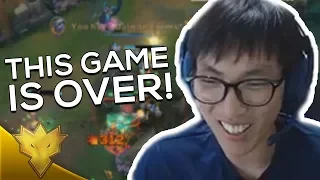 Doublelift - "THIS GAME'S ALREADY OVER!" ft. Biofrost - League of Legends Funny Stream Moments