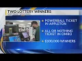 Wisconsin Lottery players win 100 000 prizes during holiday season