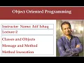 Lecture 02 - Object Oriented Programming Message and Method Method Overloading Method Invocation