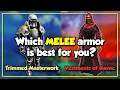 Trimmed Masterwork or Vestments of Havoc Pros Cons w Raksha Vindicta VoD comparisons - RS3