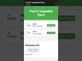 How to Build a Dynamic Fruits Vegetables E-Commerce Website Using HTML CSS JavaScript