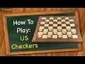 How to play US Checkers