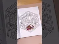 Tatami Room Tiny Rooms Coloring Book by Jade Summer