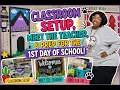 CLASSROOM SETUP MEET THE TEACHER PREPPING FOR THE 1ST DAY OF SCHOOL Teacher Vlog