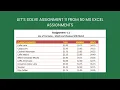 Assignment 11 - Let s solve Assignment 11 from 50 ms excel assignments