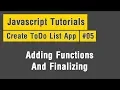 To-Do List - Arabic JavaScript Tuts