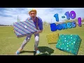 Blippi Teaches Numbers 1 To 10 For Children Surprise Boxes
