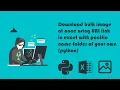 Download bulk image using python