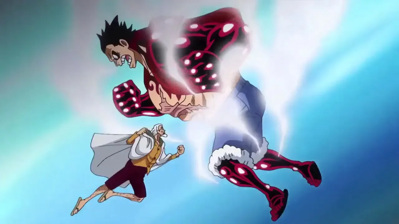 Luffy Gear 4 Vs Rayleigh VOSTFR - One Piece Episode 870