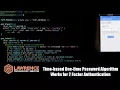 How TOTP Time-based One-time Password Algorithm Works for 2 Factor Authentication