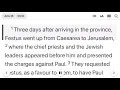 Acts 25 NIV