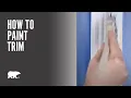 BEHR Paint How to Paint Trim