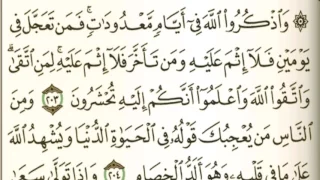 سورة البقرة من آية ٢٠٣ إلى آية ٢١٠ صوت وصورة للشيخ ماهر المعيقلي ٣٢ الوصففء مهمم 